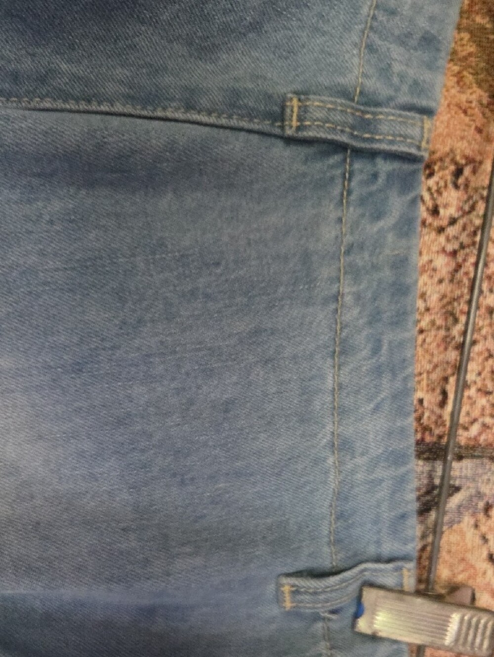 VEVERET Light Blue High-Rise Wide Leg Jeans - Picture 9 of 12